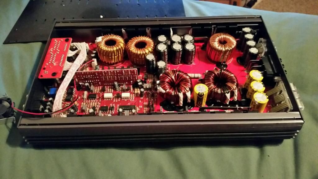 Logic Soundlab TX3000D Amp Guts Steve Meade Designs